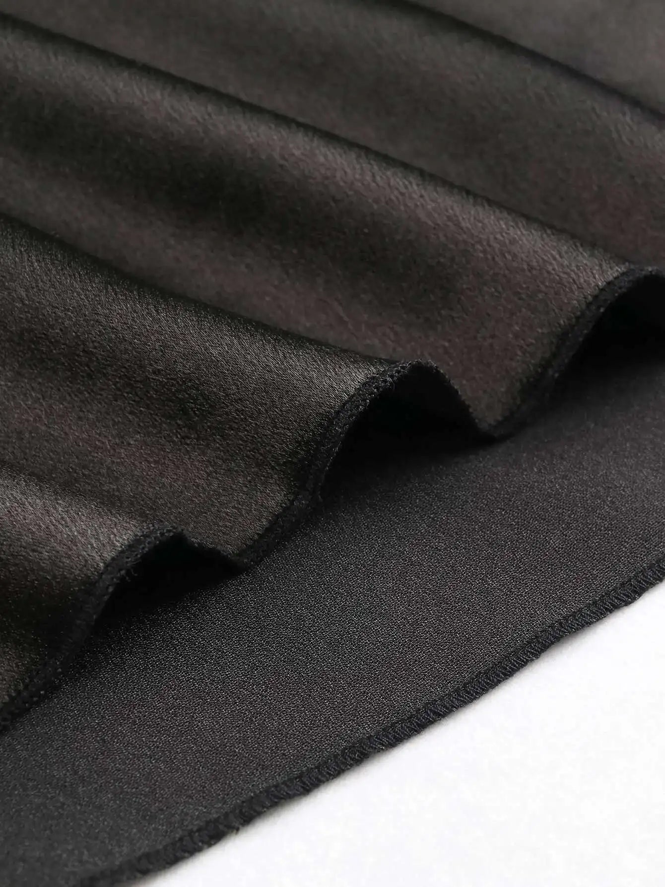 Noir Cut-Out Pleated Maxi Dress – Glow Edition