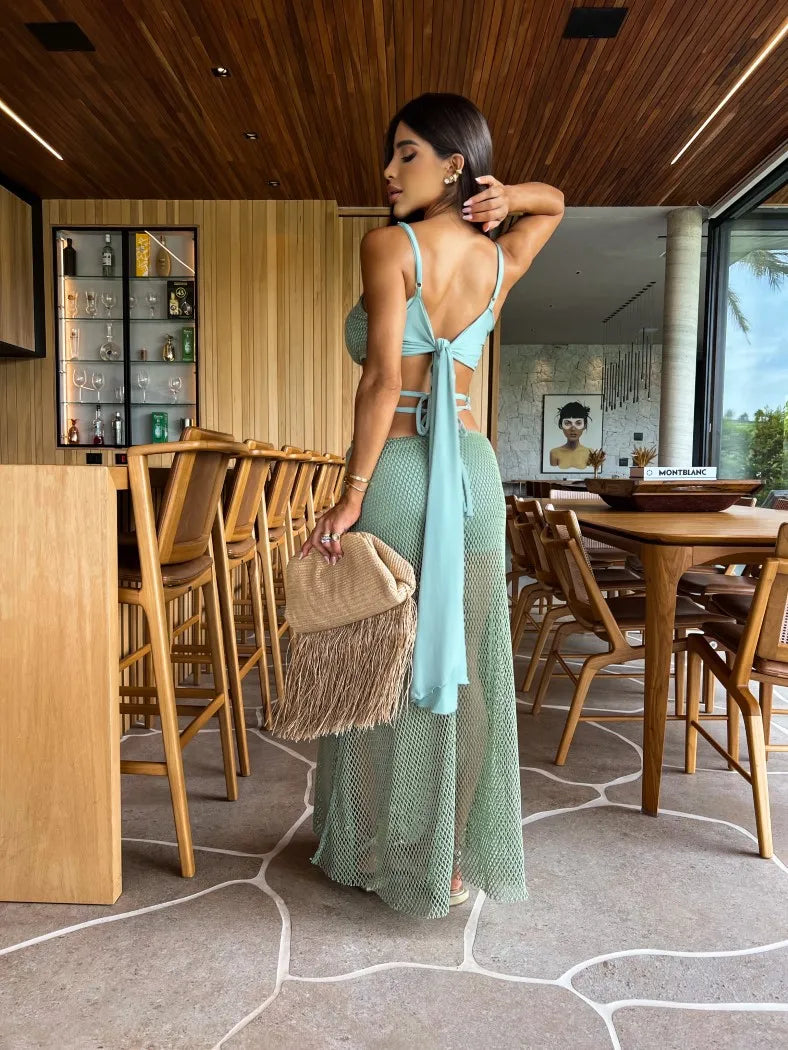 Guarujá Dress V Neck Sleeveless