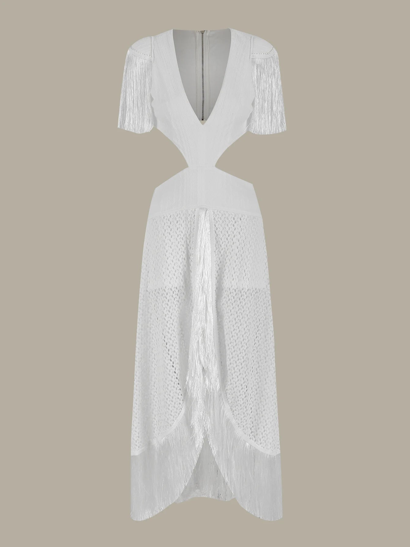 Porto de Galinhas Long Dress with Tassels