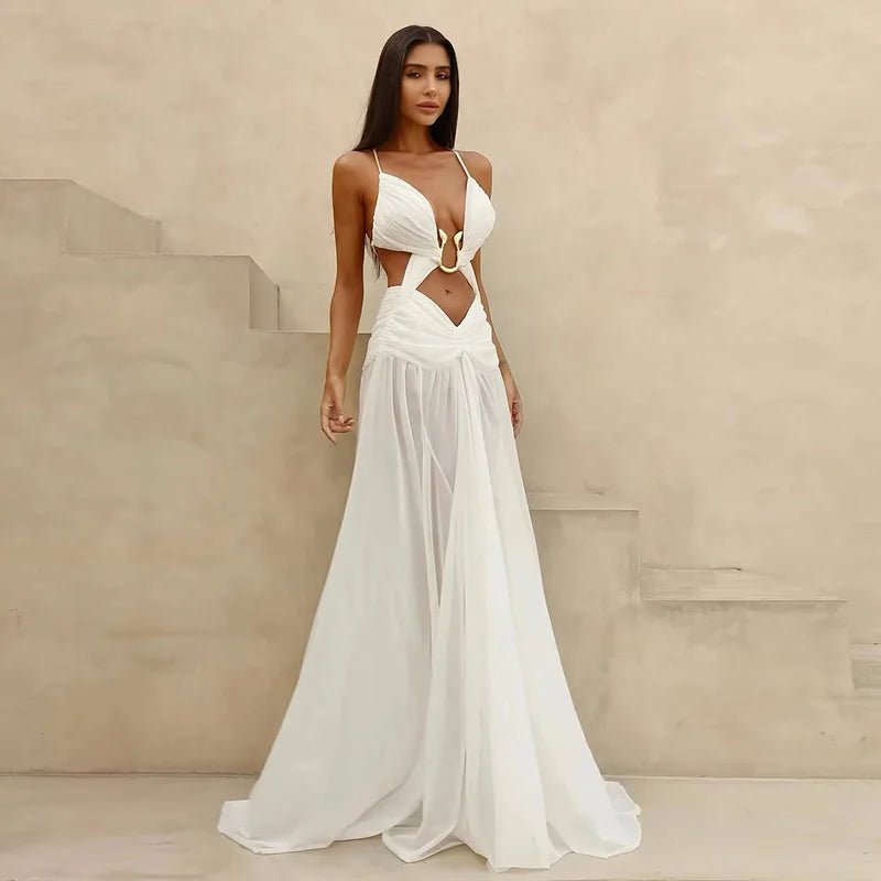 Camboriú Sexy Hollow Out Party Dress Sleeveless Backless