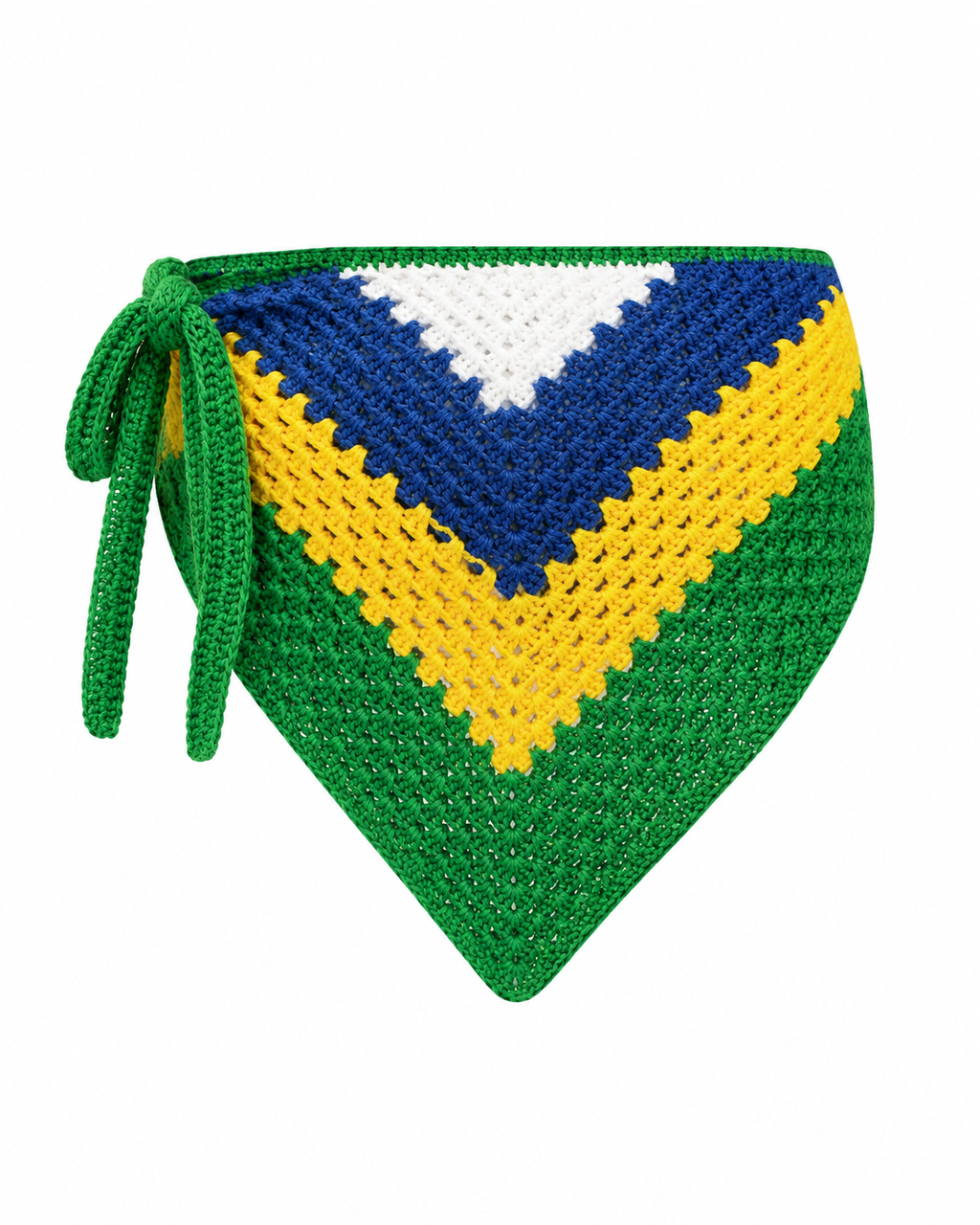Handmade Brazil Crochet Set – Multi-Way Top, Headpiece, Wrap