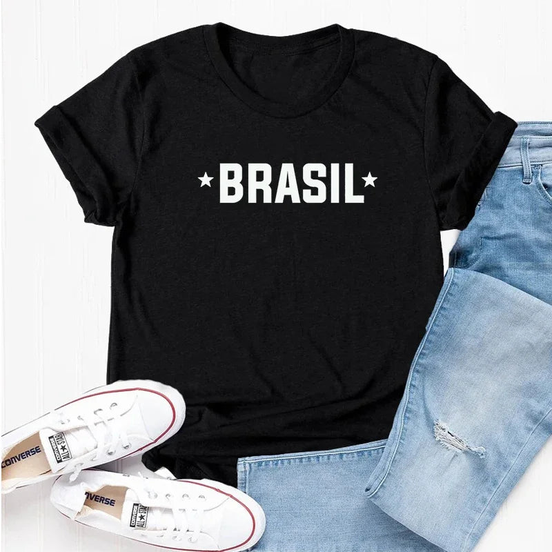 Brazil Essential Cotton T-Shirt