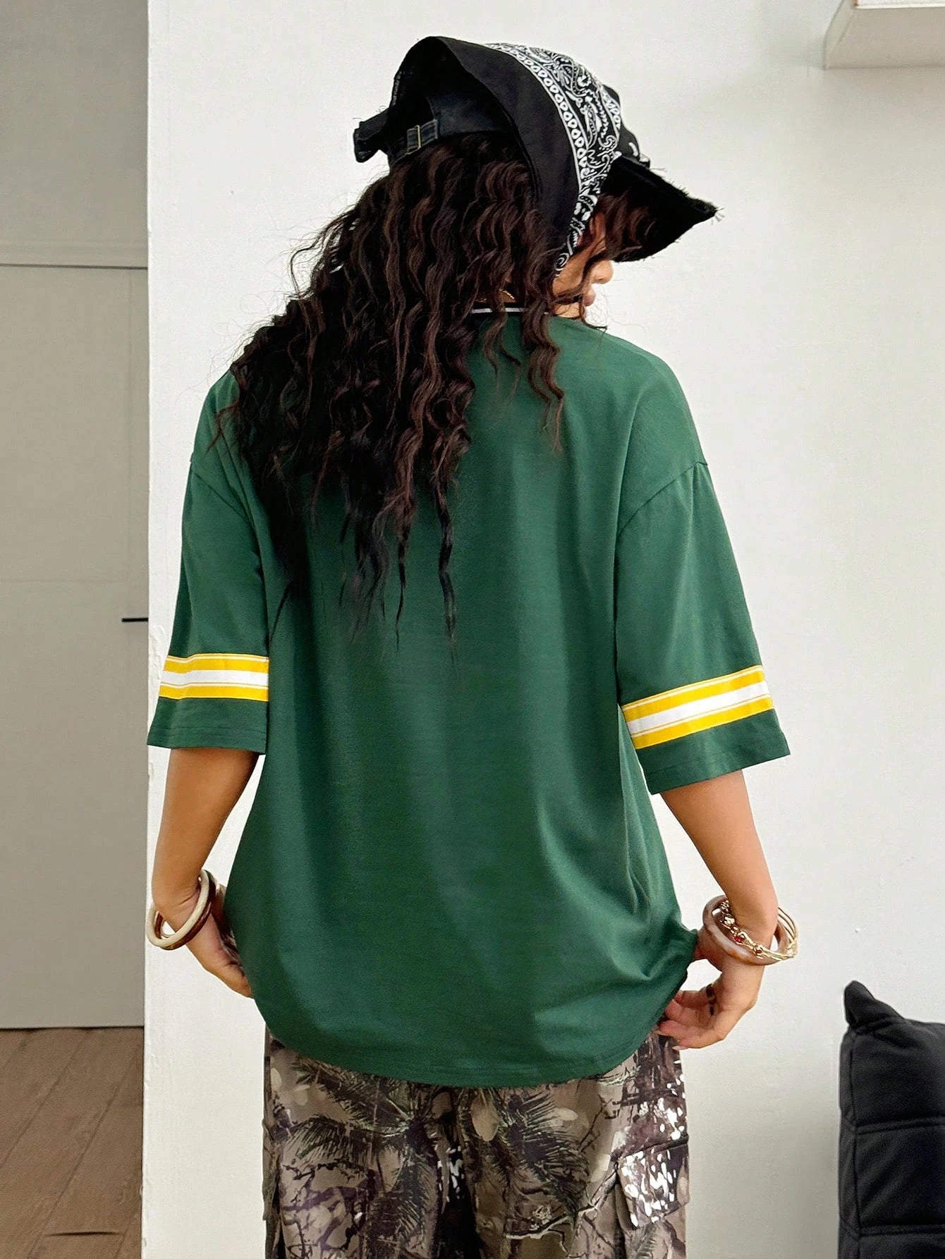 Brazil 55 Varsity Oversized Jersey Tee