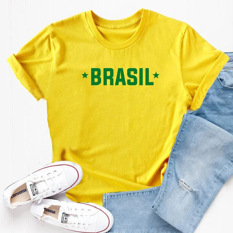 Brazil Essential Cotton T-Shirt