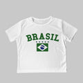 Brazil Graphic Crop Tee – Slim Fit