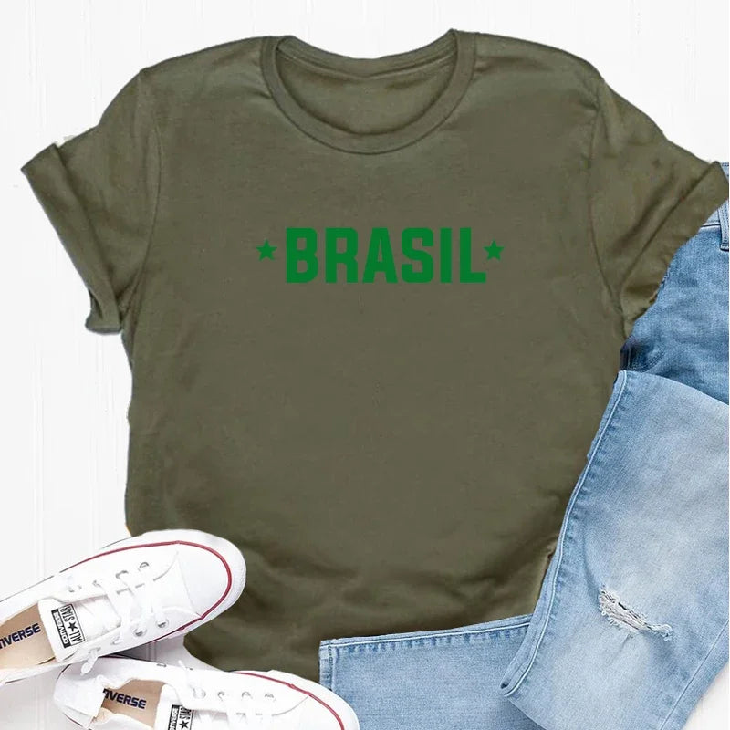 Brazil Essential Cotton T-Shirt