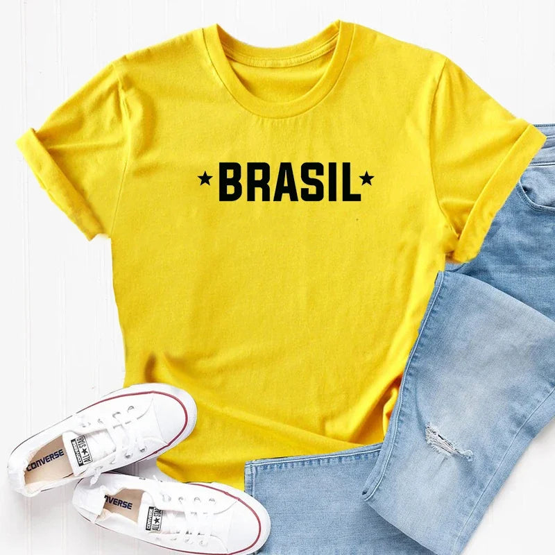 Brazil Essential Cotton T-Shirt