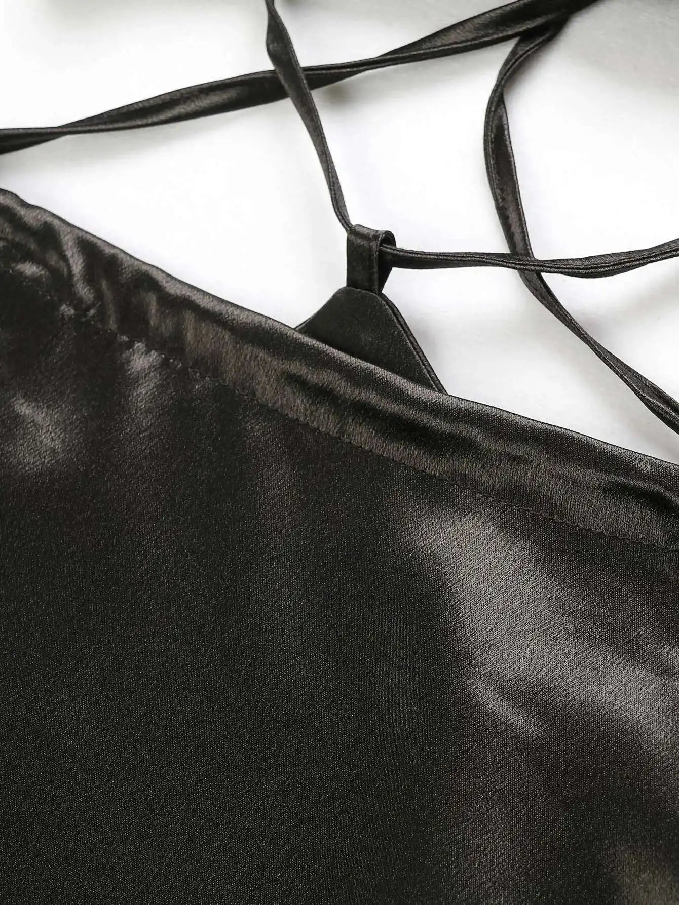 Noir Cut-Out Pleated Maxi Dress – Glow Edition