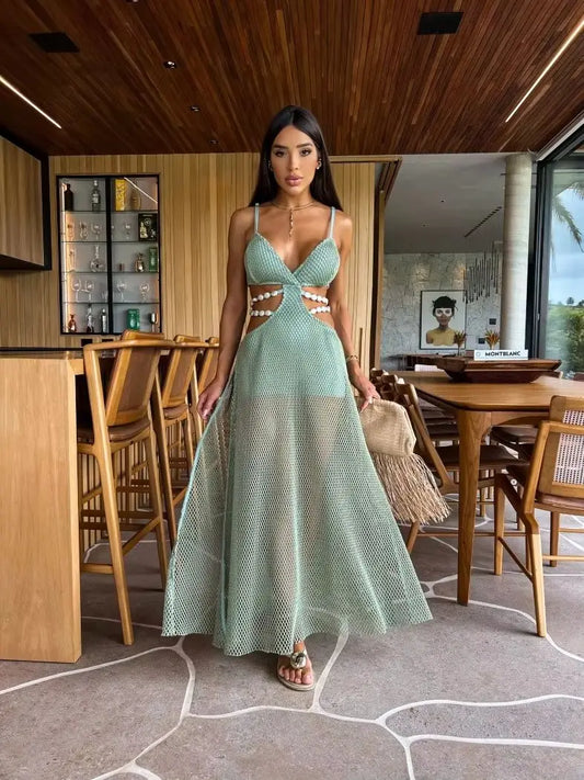 Guarujá Dress V Neck Sleeveless