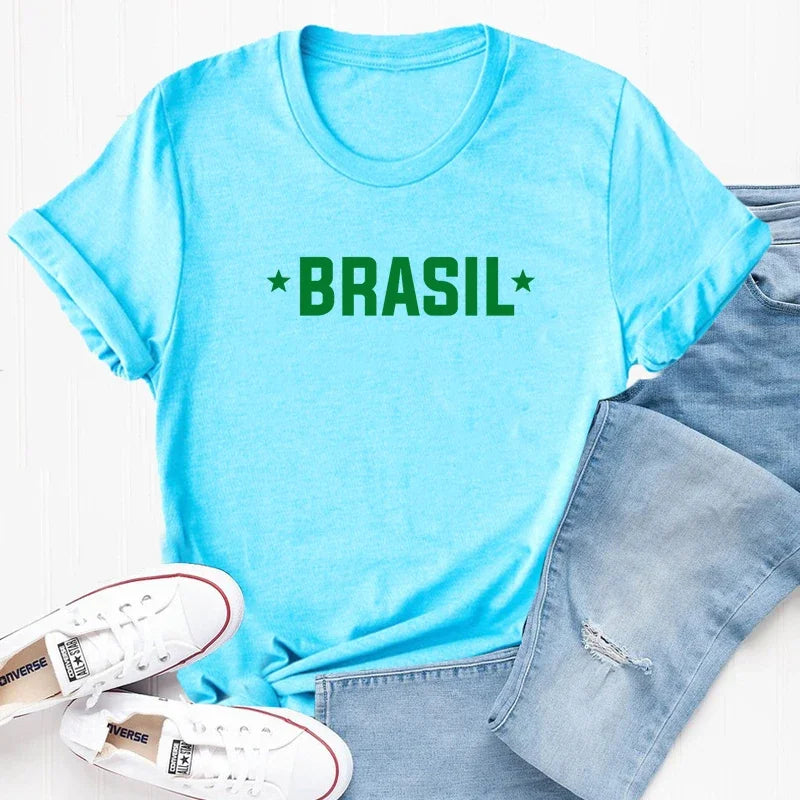 Brazil Essential Cotton T-Shirt