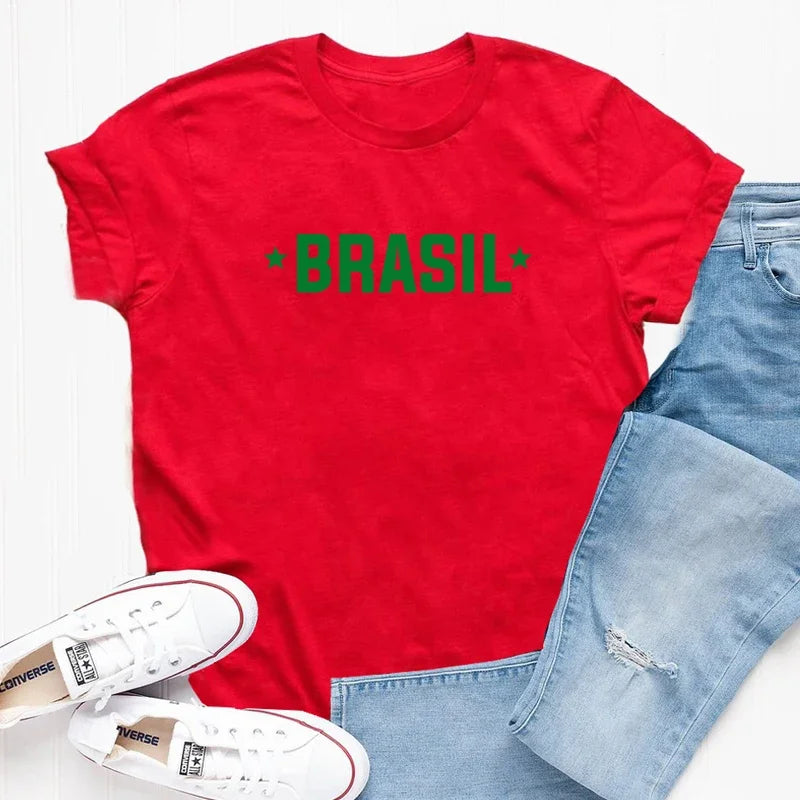 Brazil Essential Cotton T-Shirt