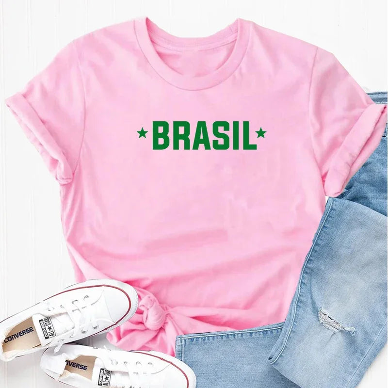 Brazil Essential Cotton T-Shirt